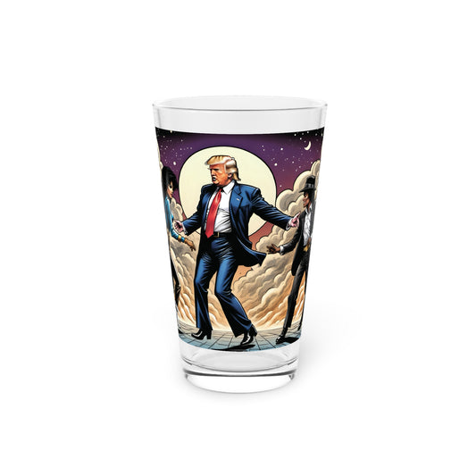 Donald Trump Unveils the Moonwalk [Pint Glass, 16oz]