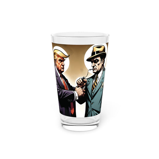 Donald Trump Arrests Al Capone [Pint Glass, 16oz]